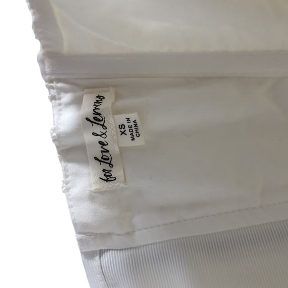 For Love & Lemons Floral White Lilibet Corset Top Size XS - Picture 6 of 7